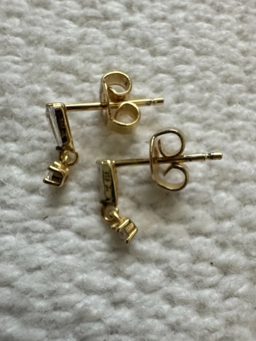 Tatiana 925 Earrings Gold Jewelry